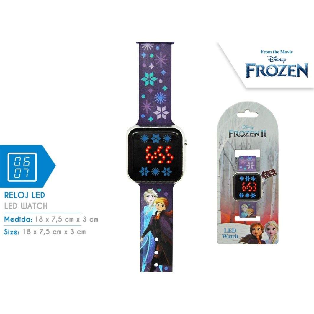 Relógio Digital LED Frozen