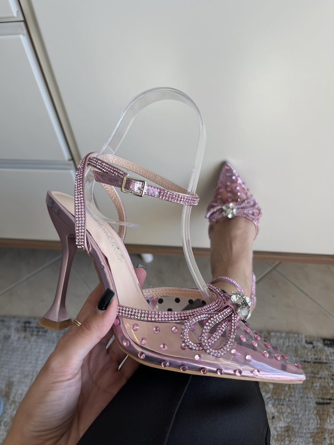 Sapato Cinderela - Rosa