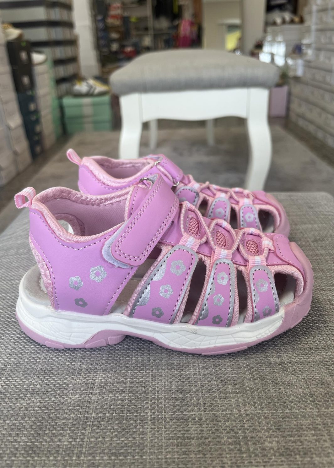 sandalia sport rosa