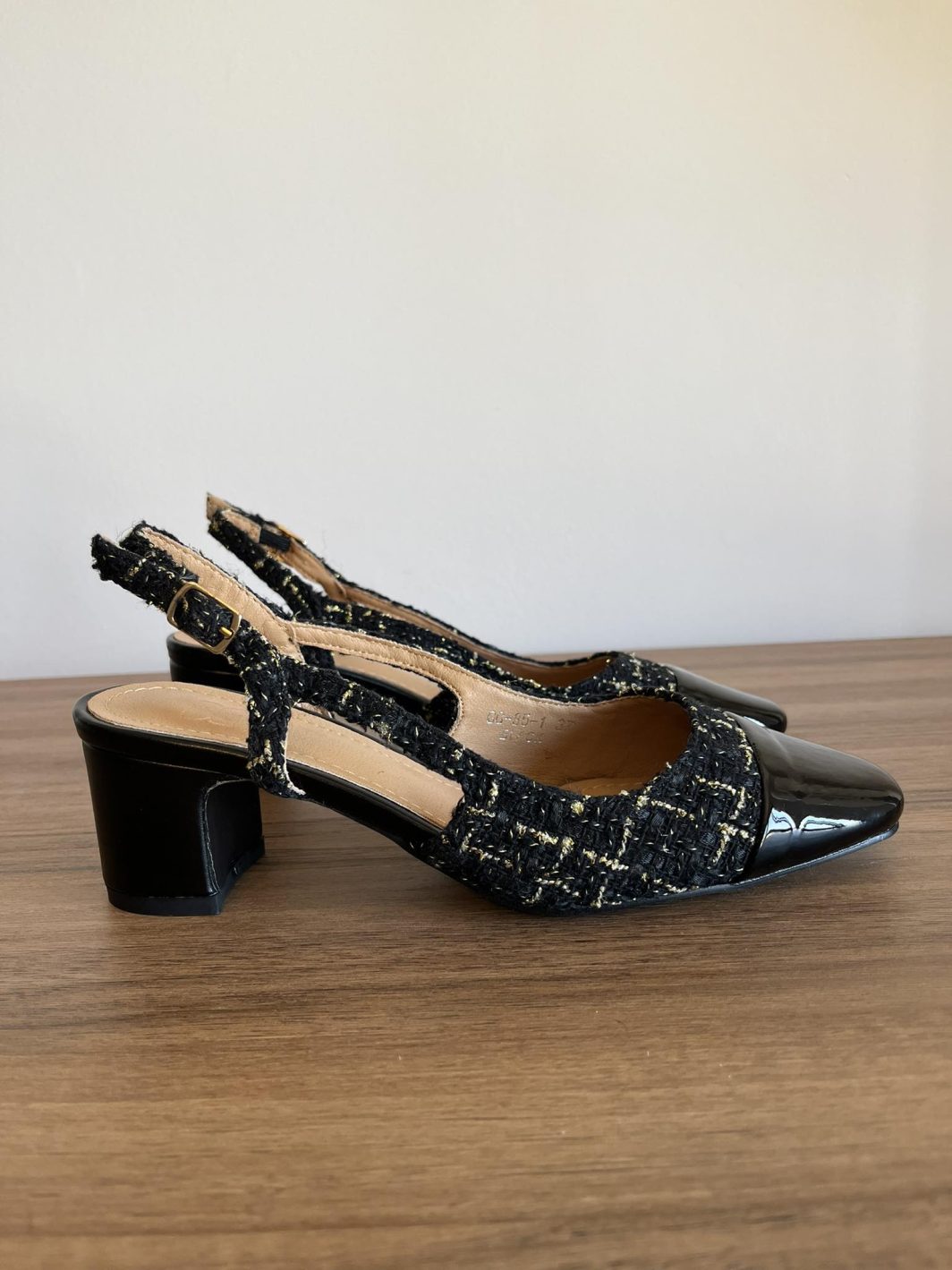 estilo chanel slingback