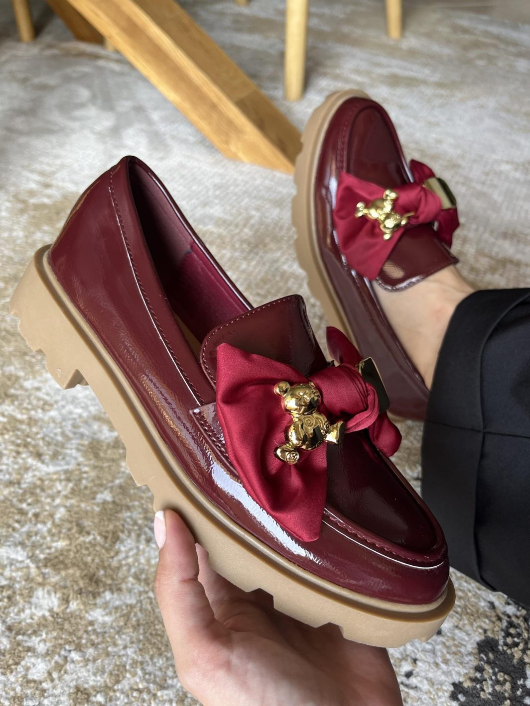 loafers wine