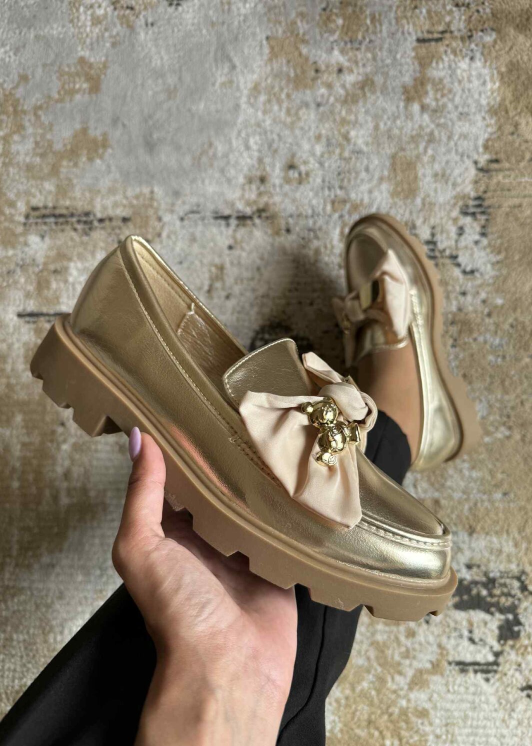 Loafer Teddy - Dourado