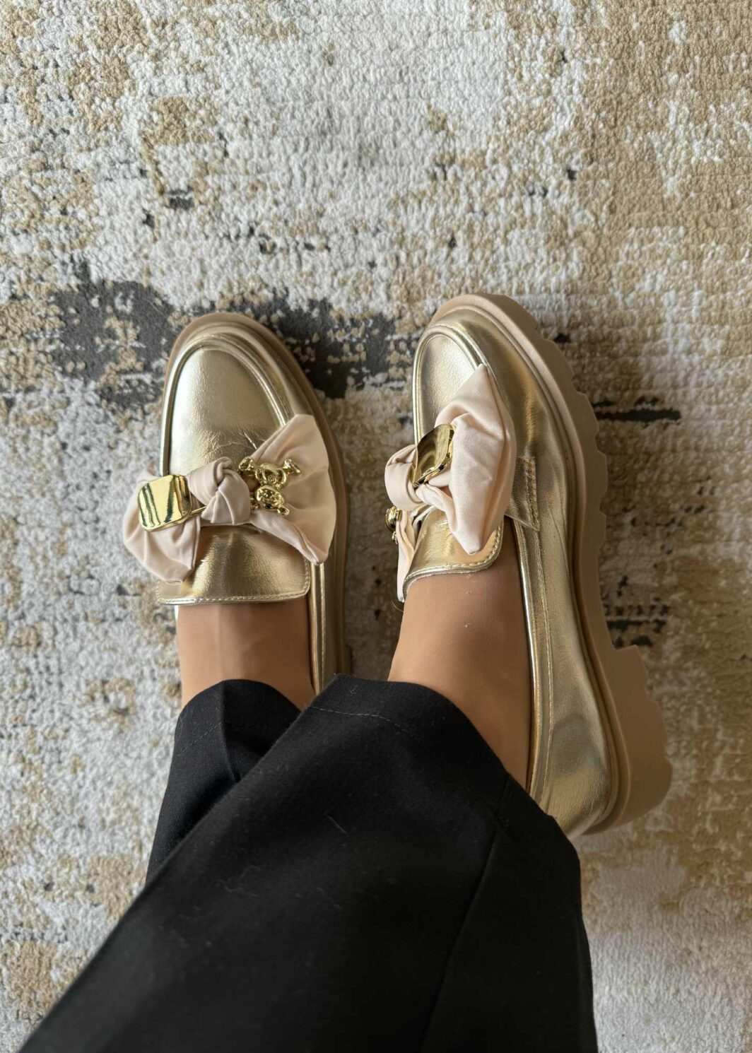 Loafer Teddy - Dourado