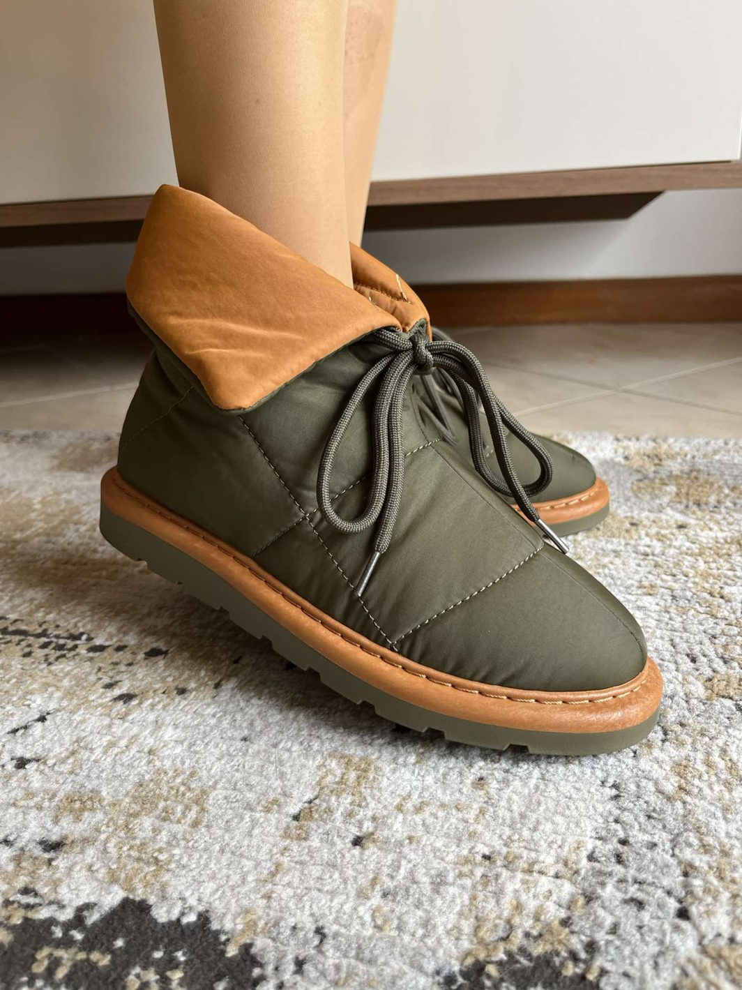 Bota Almofadada Verde