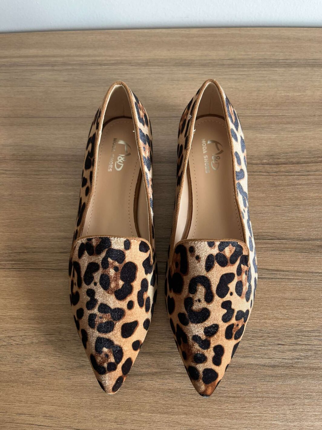 sapato leopardo