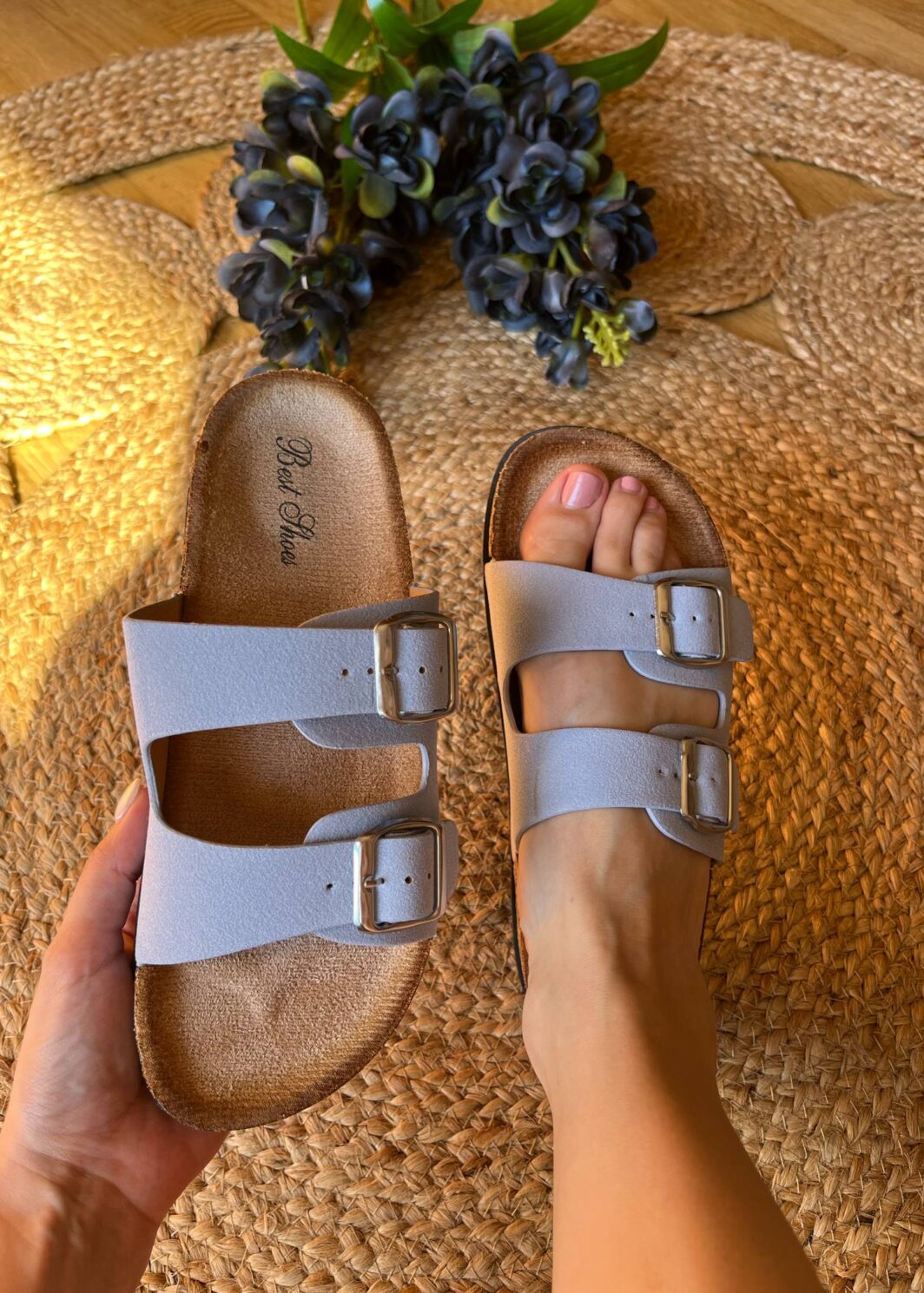Chinelo Fivelas Azul