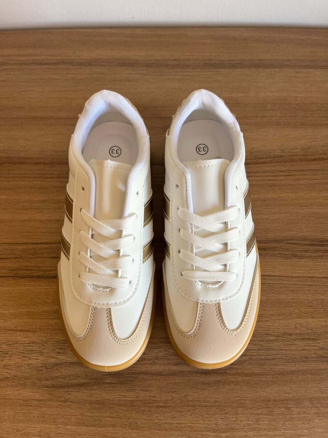 Sapatilha Retro Kid - Dourado