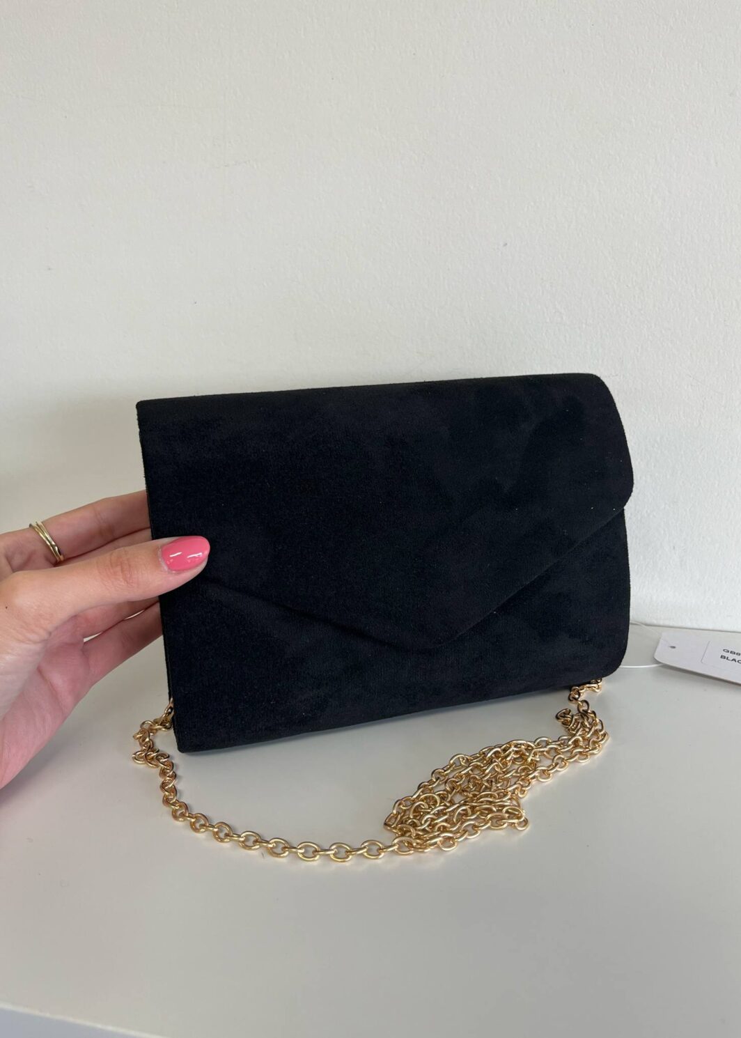 Pochete Suede Mini Preto