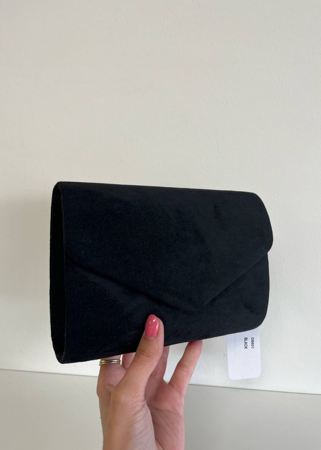 Pochete Suede Mini Preto