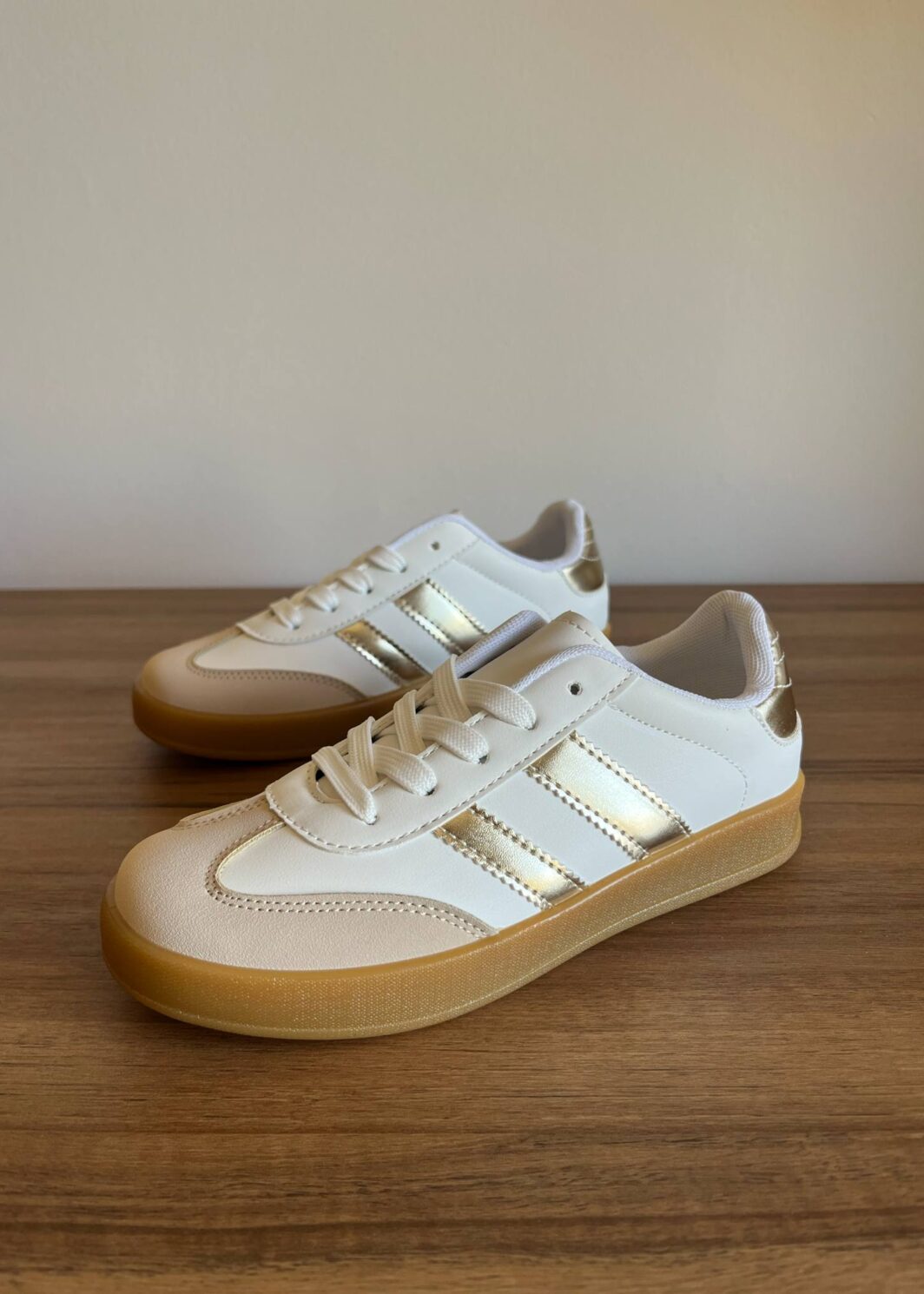 Sapatilha Retro Kid - Dourado