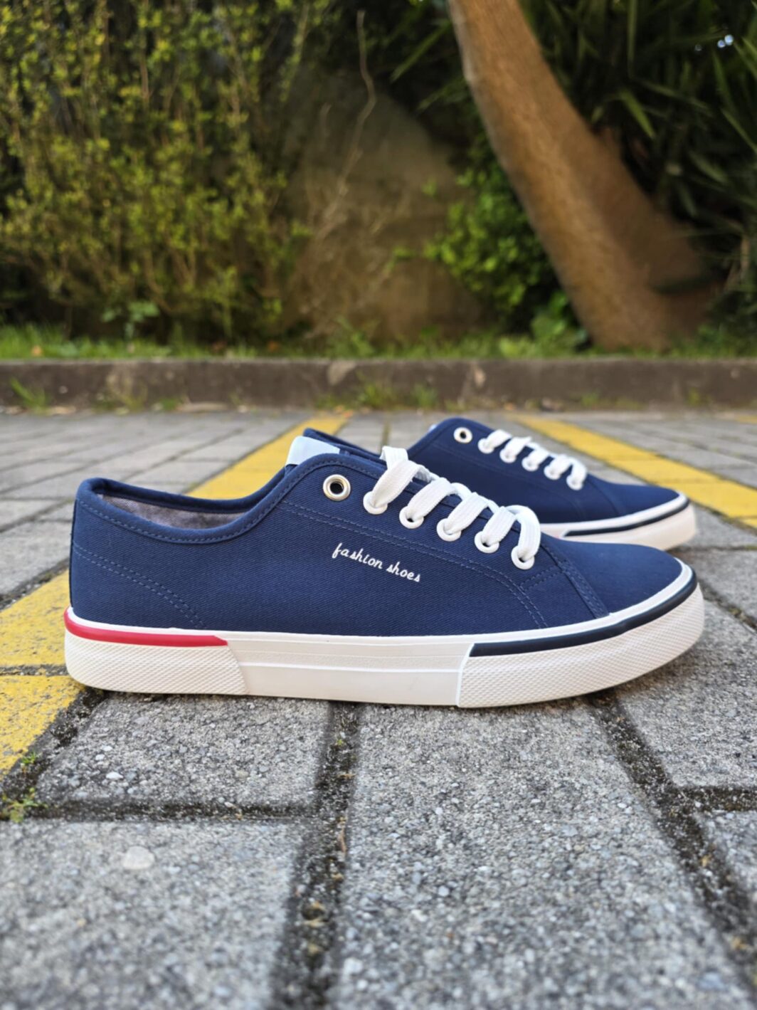 Sapatilha lona azul