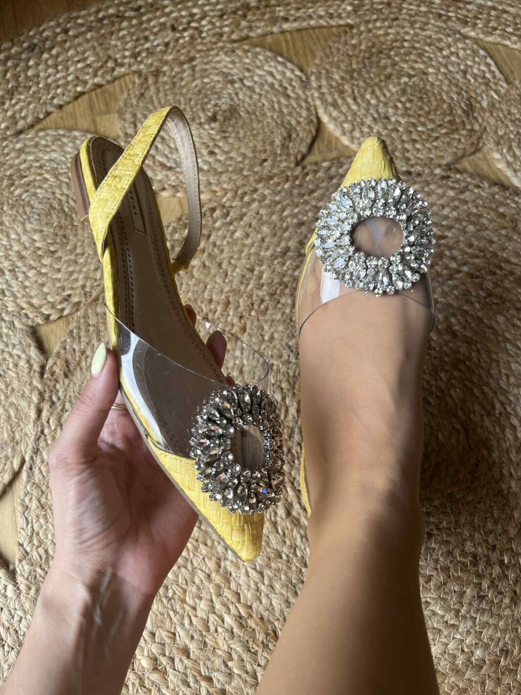 Sapato raso Corina Amarelo