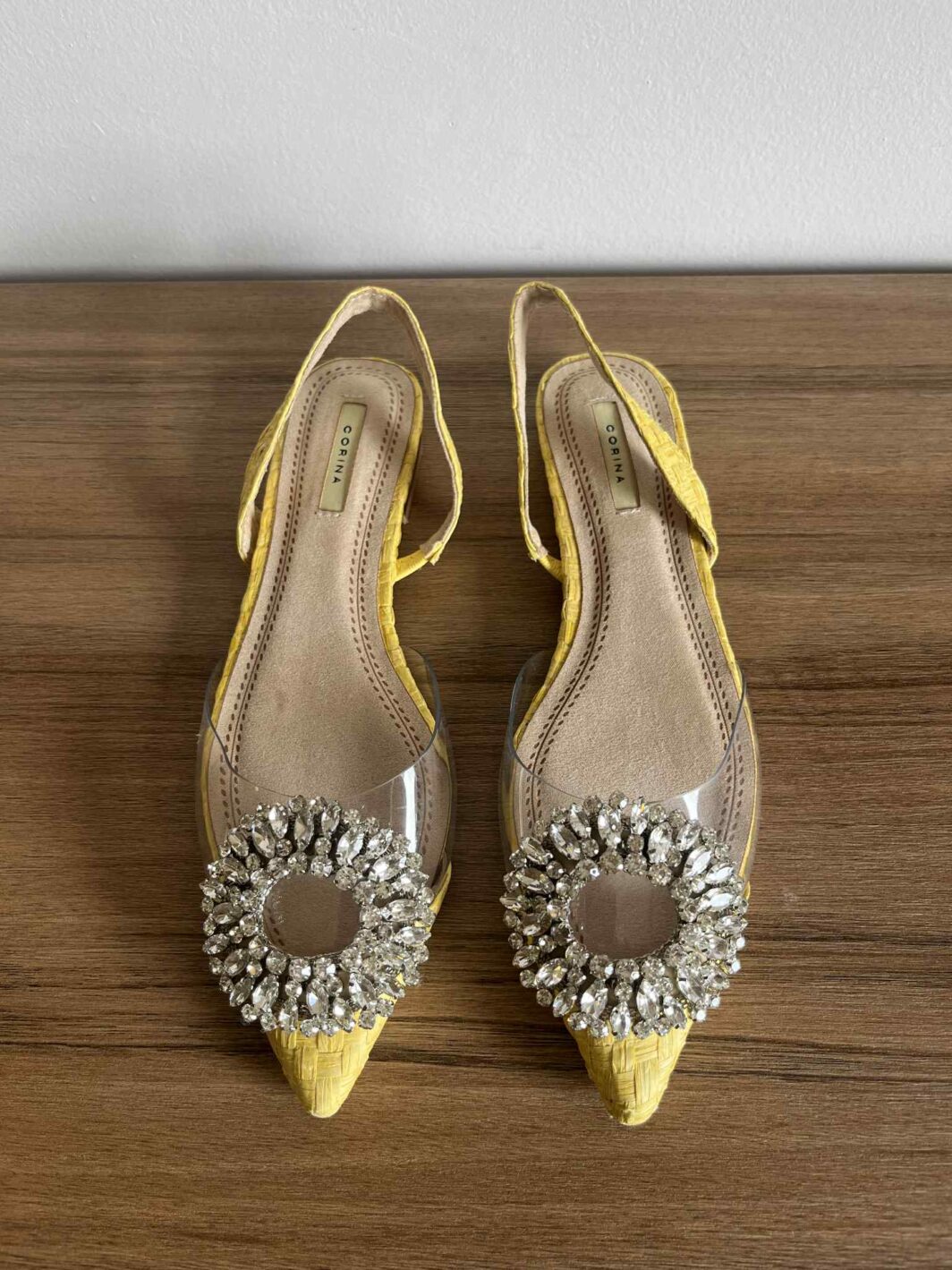Sapato raso Corina Amarelo