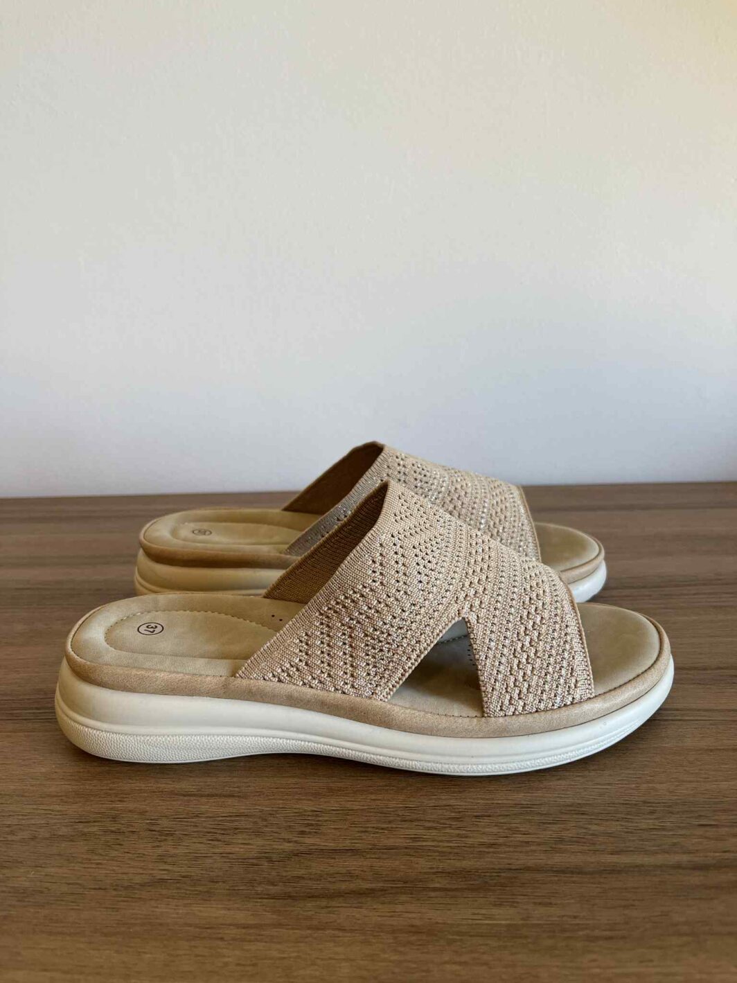 Chinelo Conforto Bege