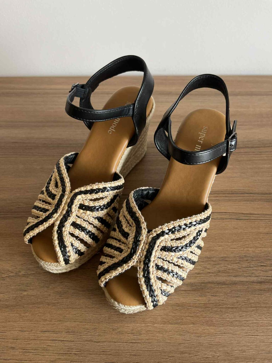 Sandália Cunha Peep Toe - Preto