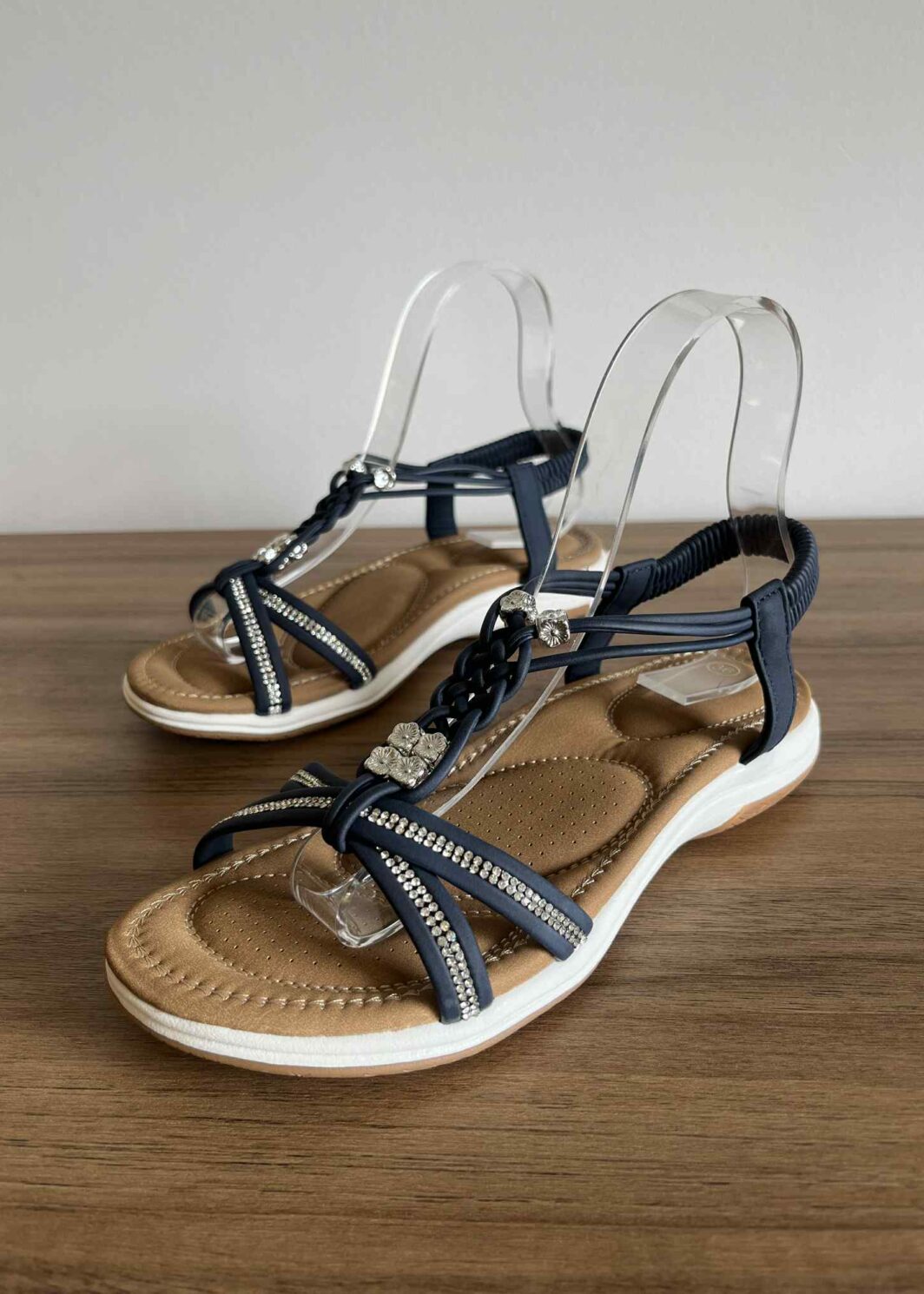 Sandália Rasa Dark Blue