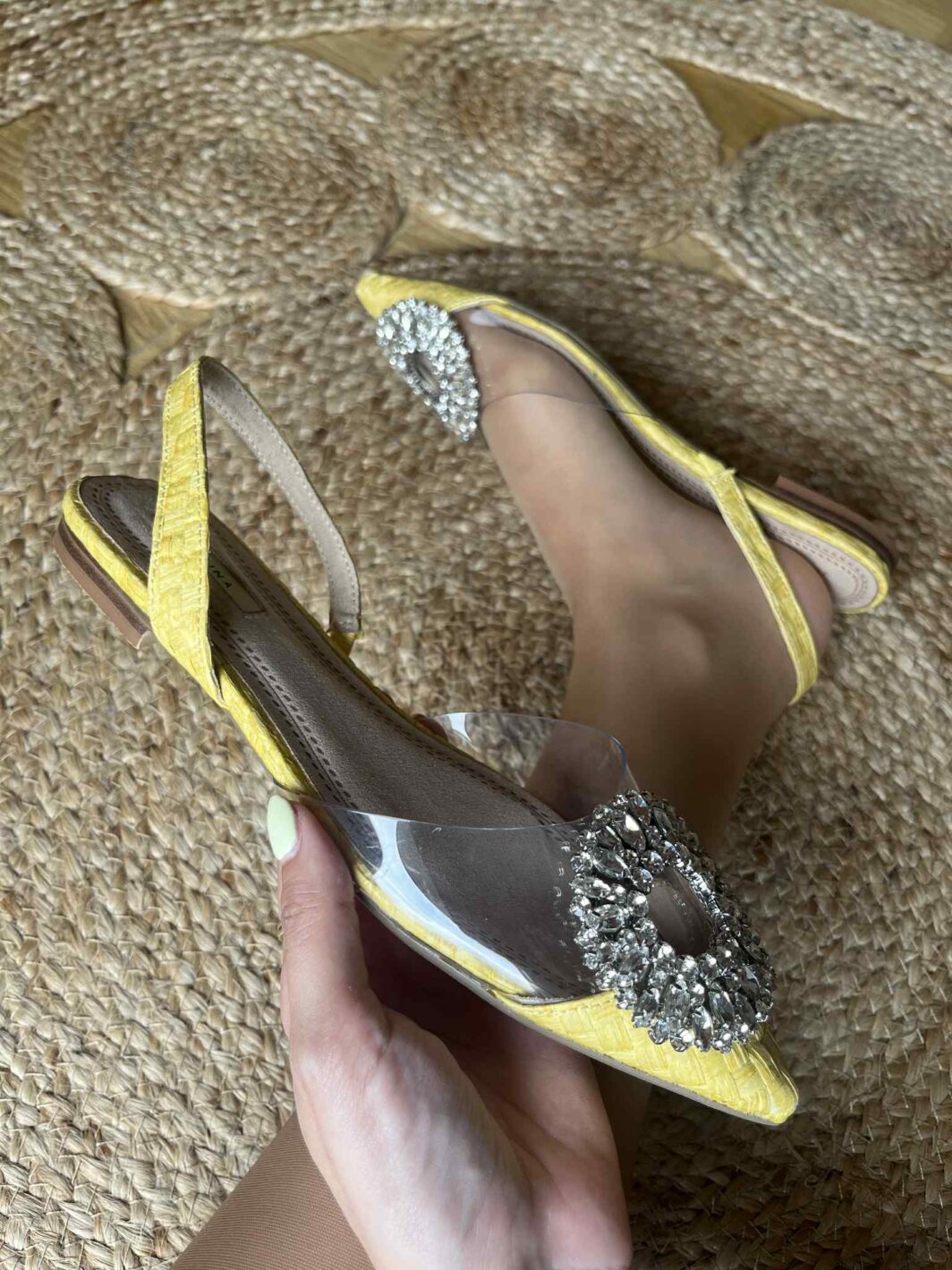Sapato raso Corina Amarelo