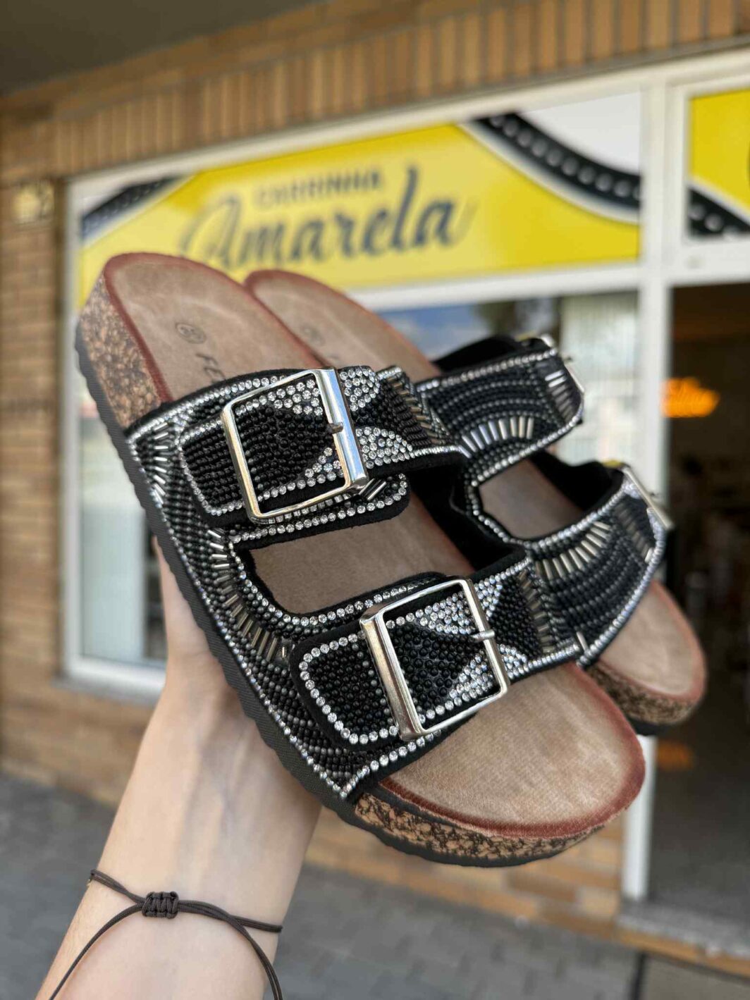 Chinelo Missangas - Dourado