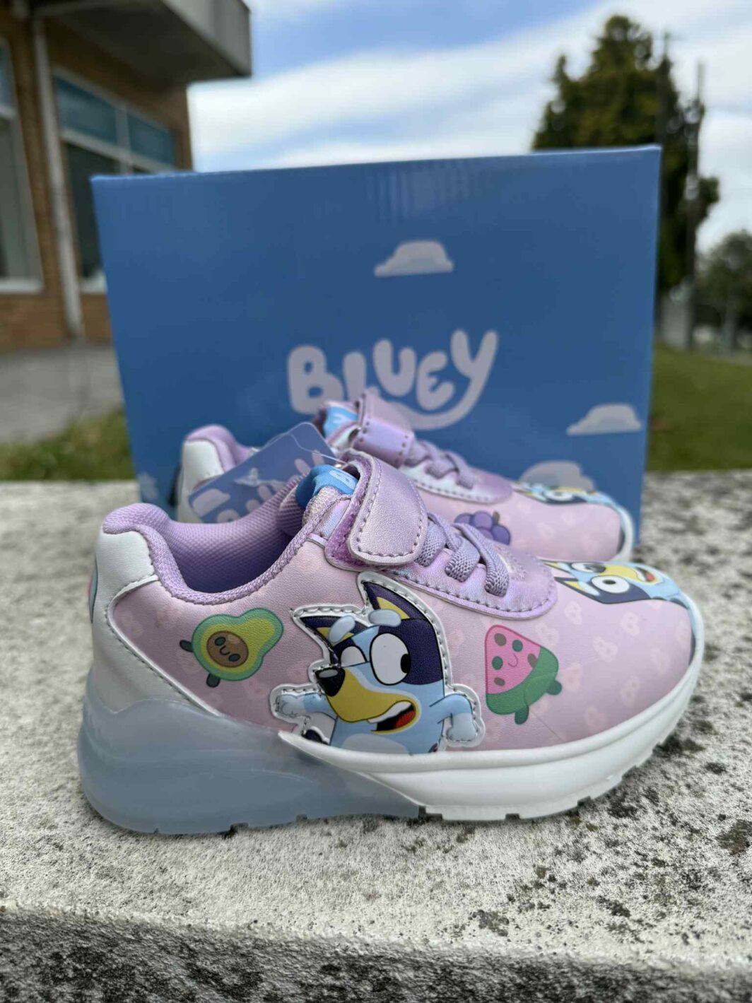 SAPATILHA SOLA TPR COM LUZES BLUEY