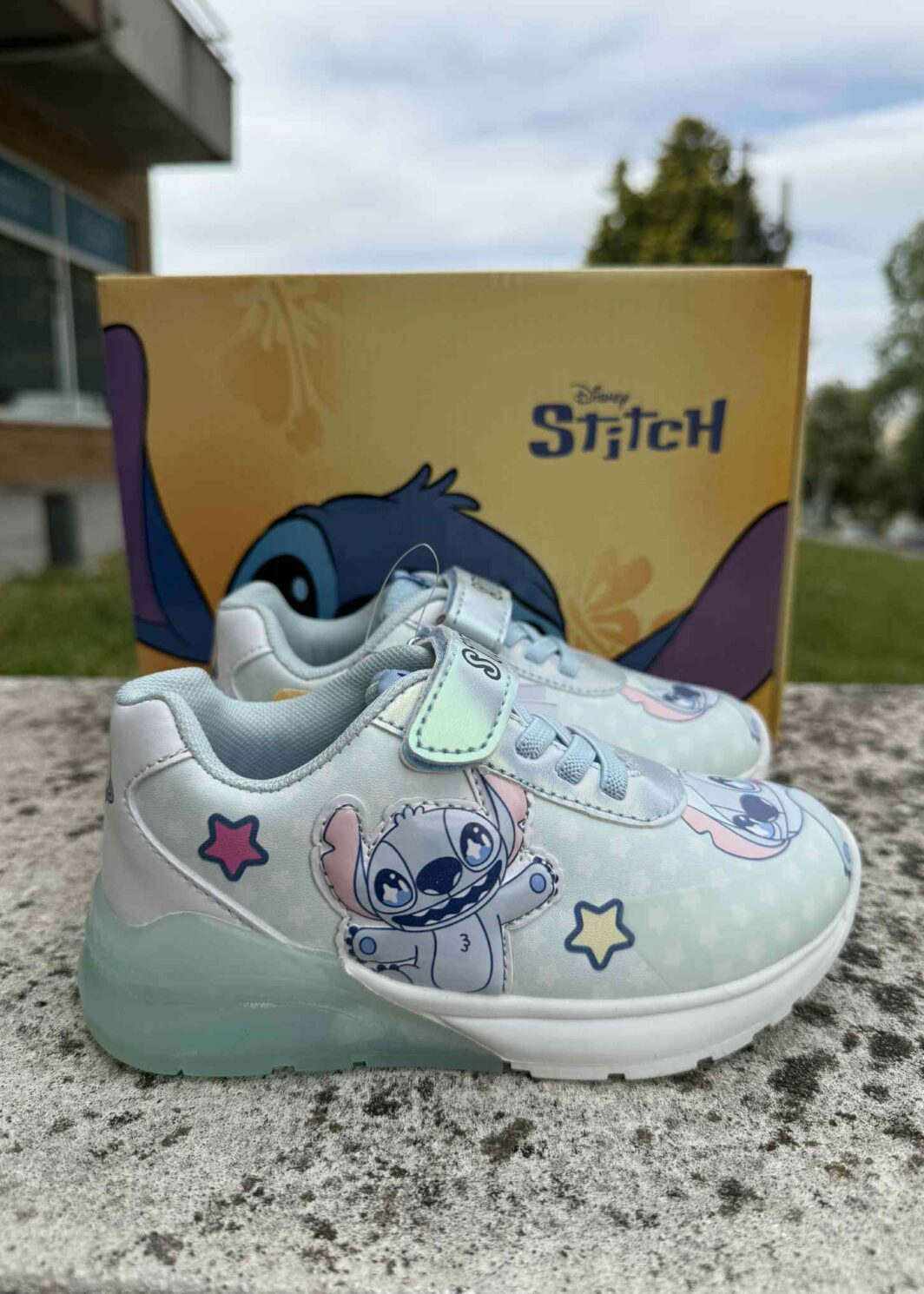 SAPATILHA SOLA TPR COM LUZES STITCH