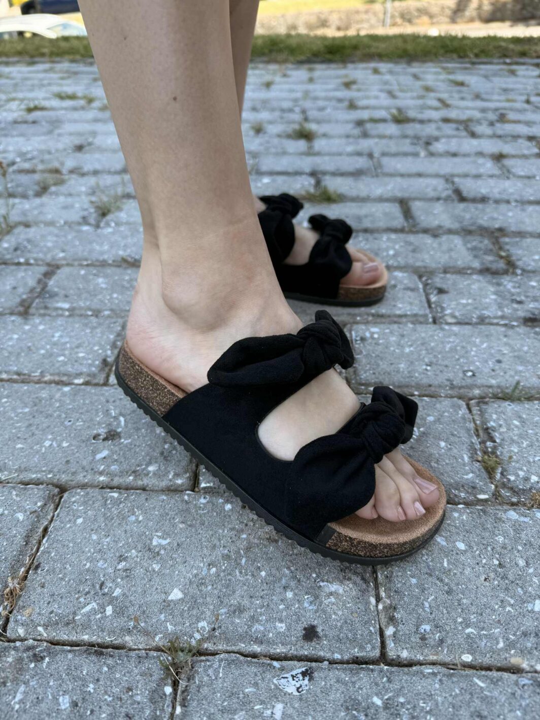Chinelo Lacinhos Givana - Preto