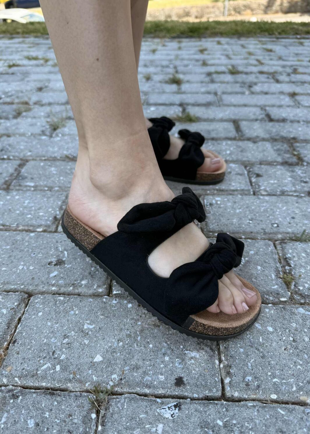 Chinelo Lacinhos Givana - Preto