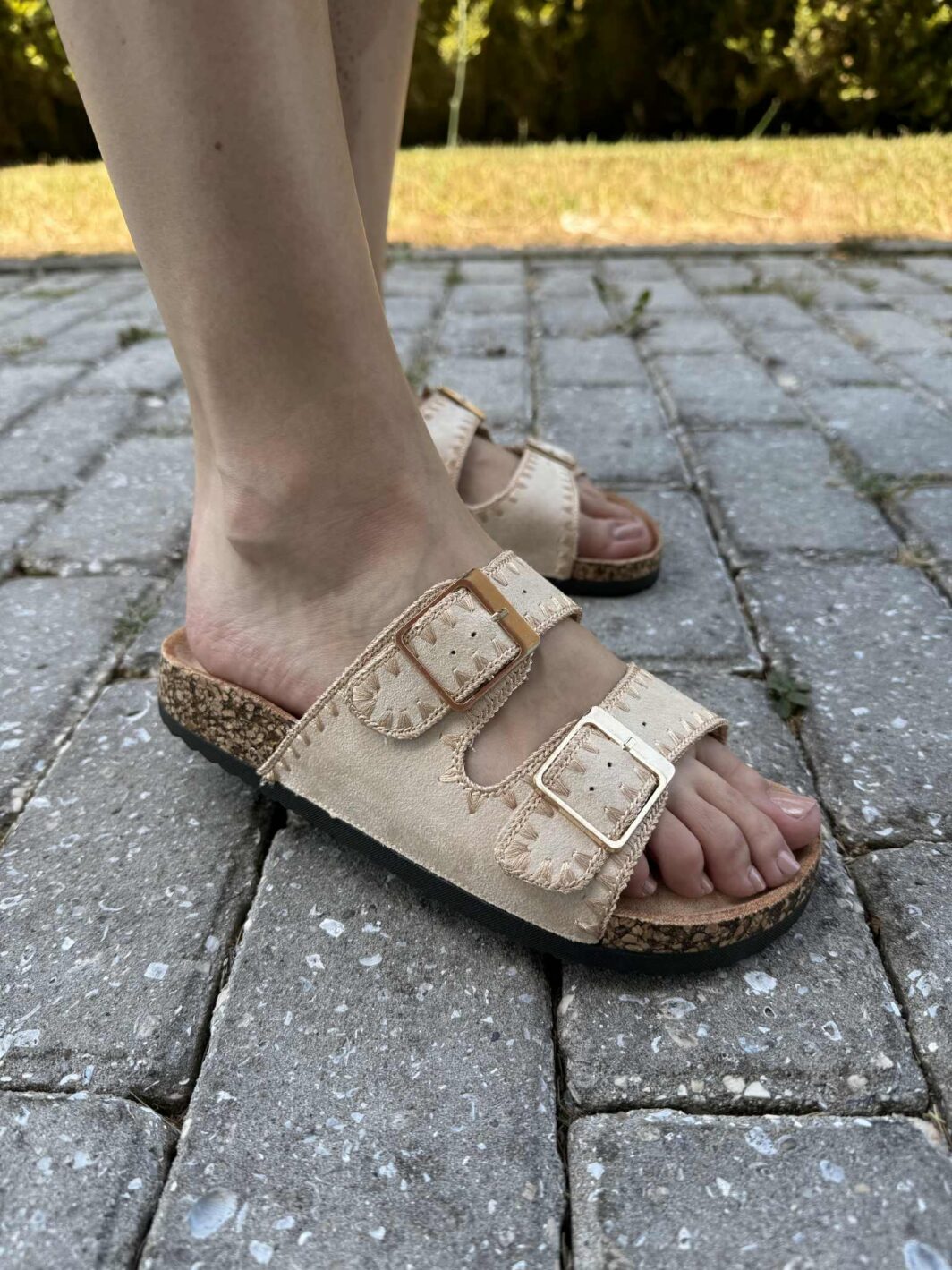 Chinelo Fivelas Bohemian - Bege