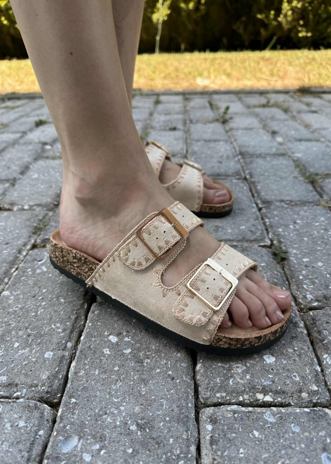 Chinelo Fivelas Bohemian - Bege
