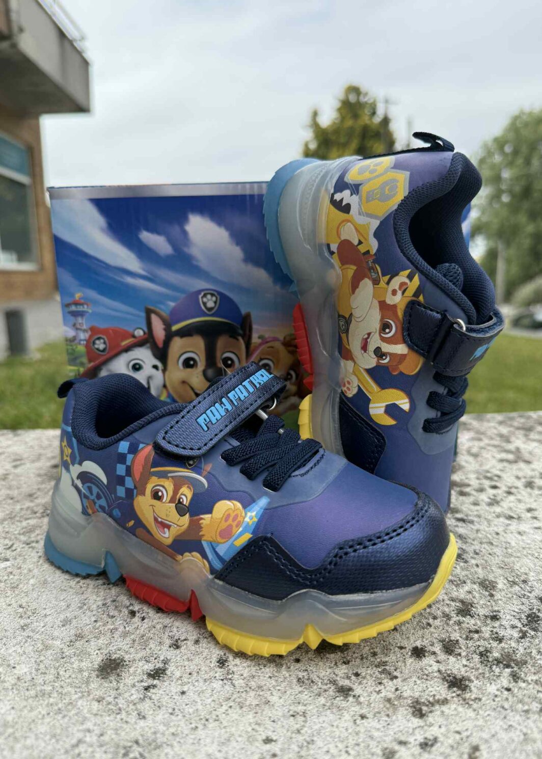 SAPATILHA SOLA TPR COM LUZES PAW PATROL