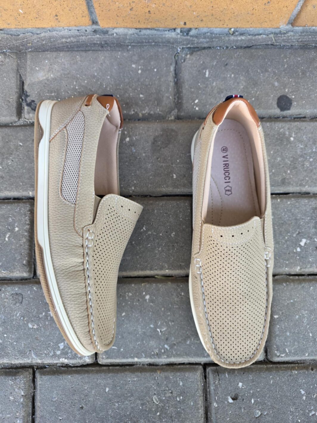 Mocassin homem taupe virucci - Image 2