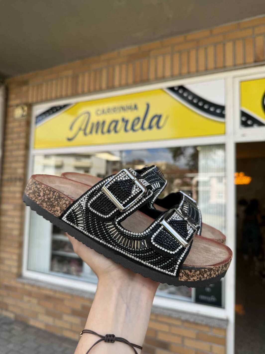 Chinelo Missangas - Dourado