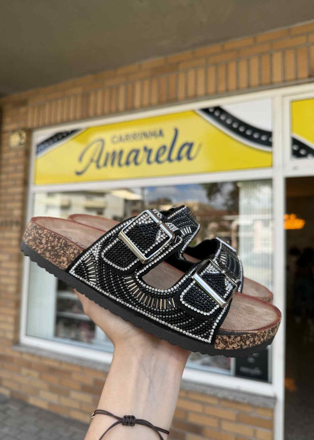 Chinelo Missangas - Dourado