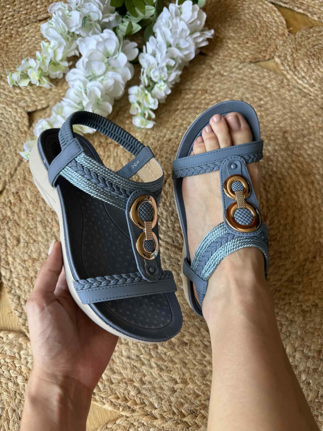 Sandália Sport Confort - Azul