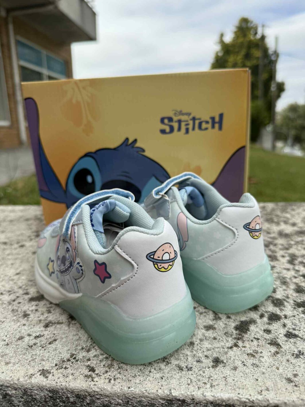 SAPATILHA SOLA TPR COM LUZES STITCH