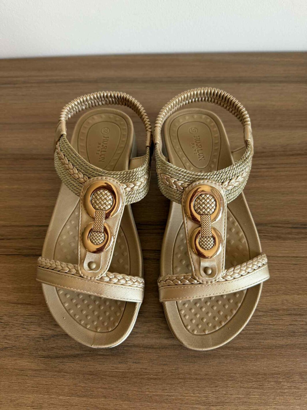 Sandália Sport Confort - Dourado
