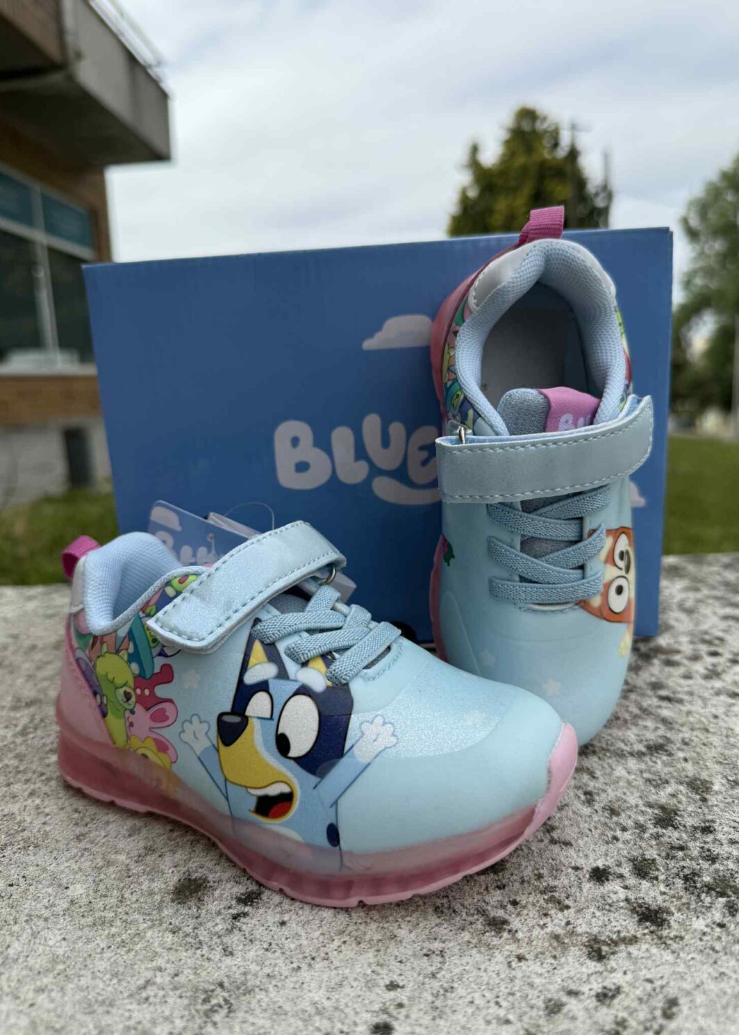 SAPATILHA SOLA TPR COM LUZES BLUEY