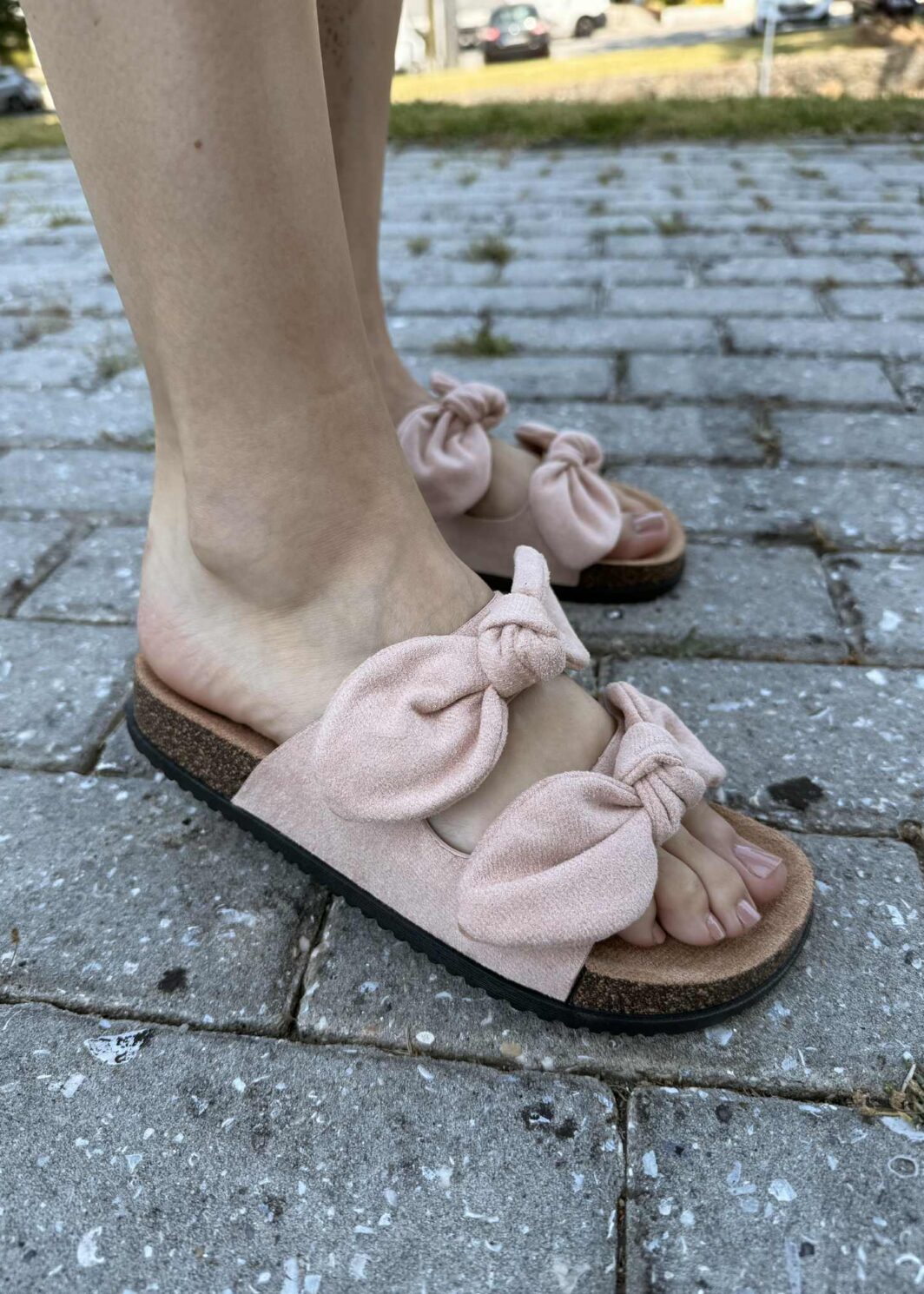 Chinelo Lacinhos Givana - Rosa