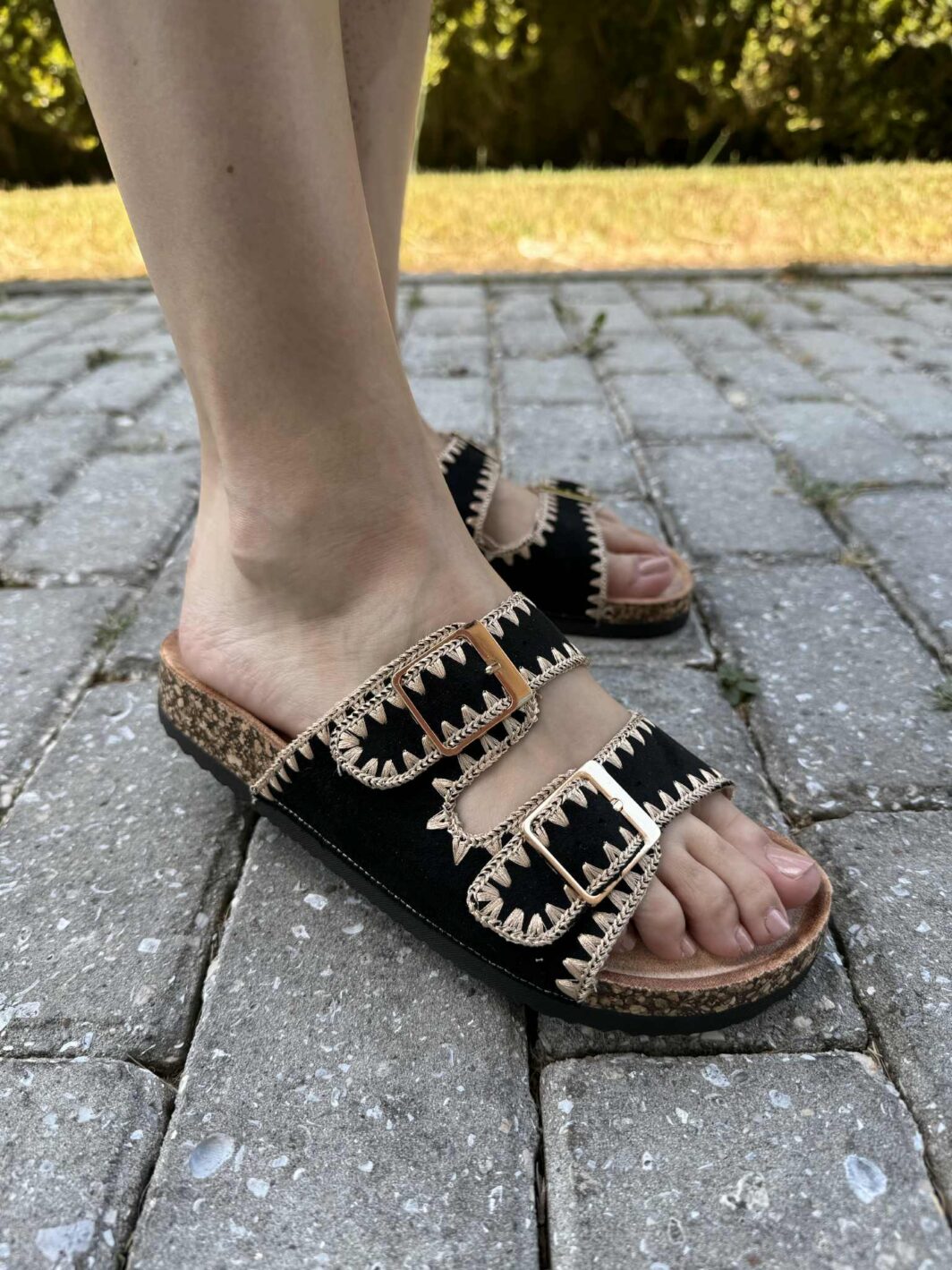 Chinelo Fivelas Bohemian - Preto