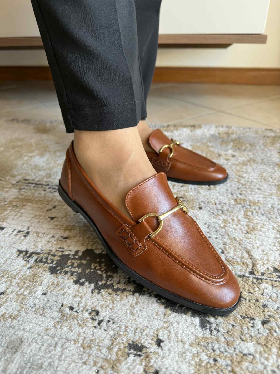 Mocassins Rasos Corina - Camel