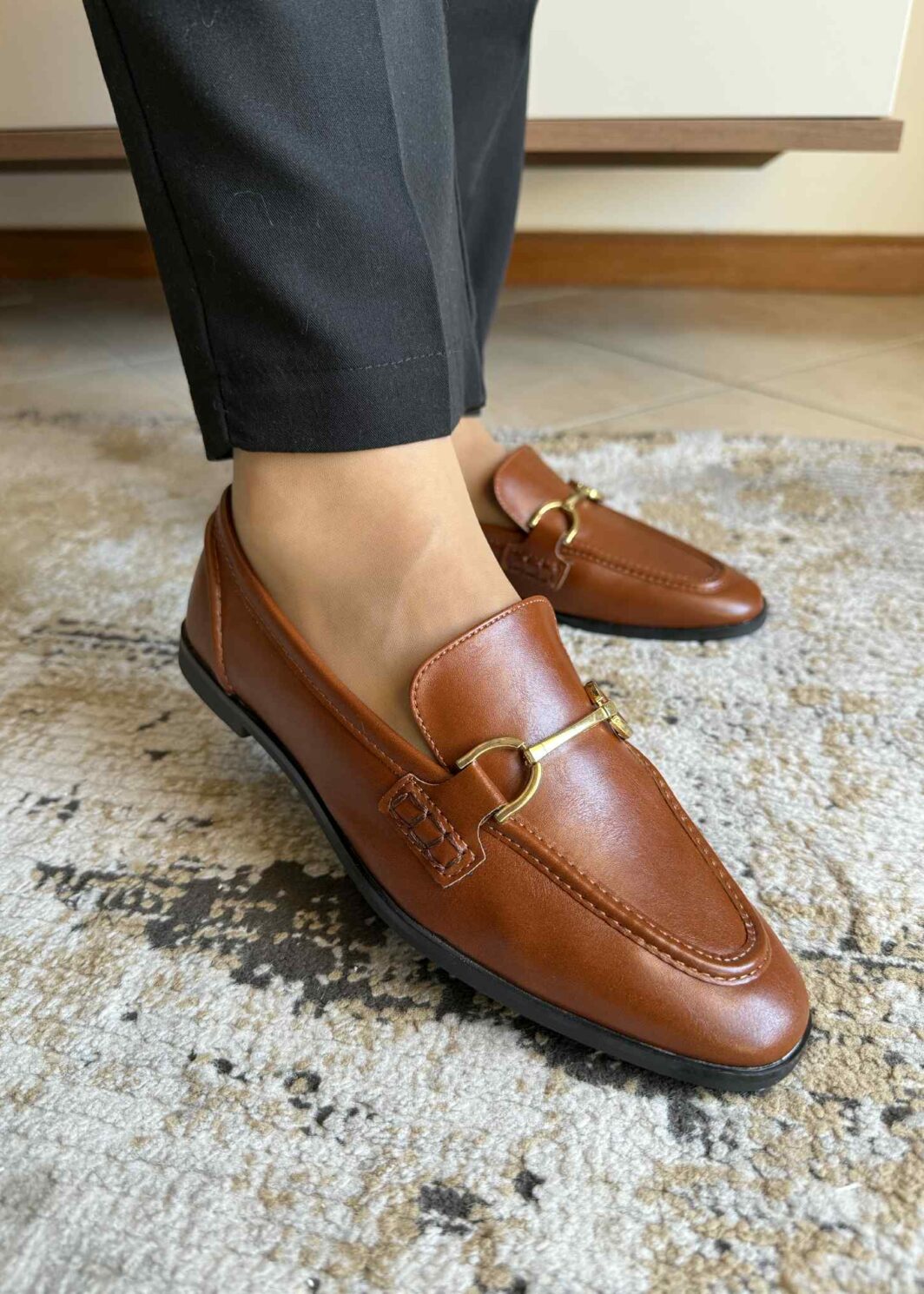 Mocassins Rasos Corina - Camel