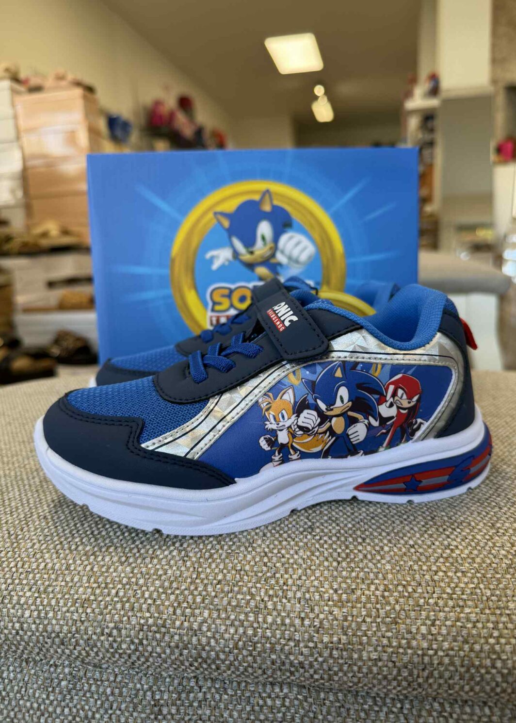 Sapatilha Sonic The Hedgehog com Luzes