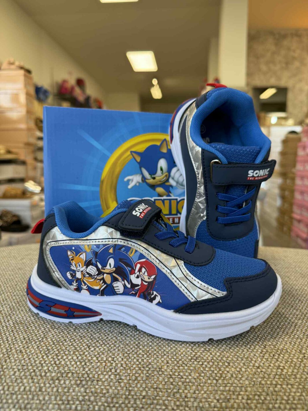 Sapatilha Sonic The Hedgehog com Luzes