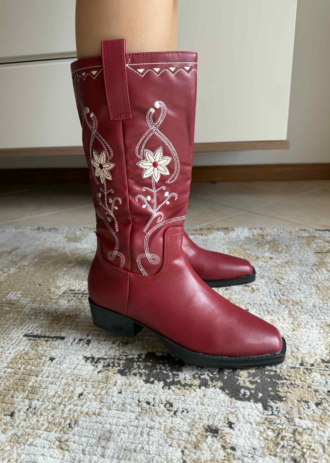 Texana Cano Bordado - Red
