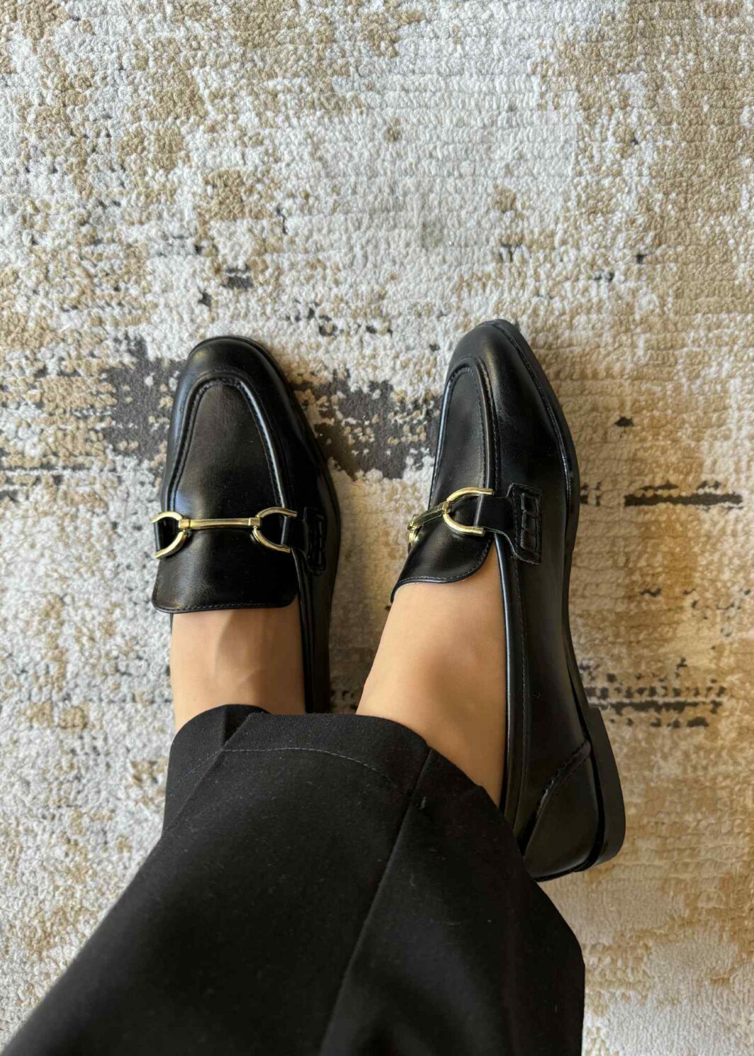 Mocassins Rasos Corina - Preto