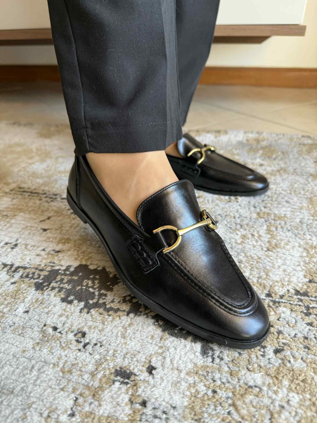 Mocassins Rasos Corina - Preto