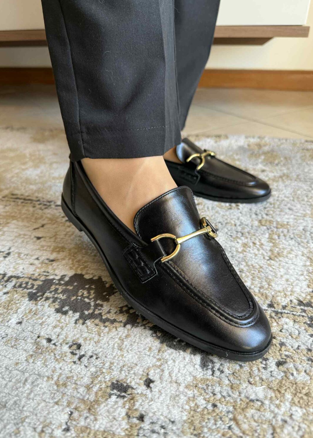 Mocassins Rasos Corina - Preto