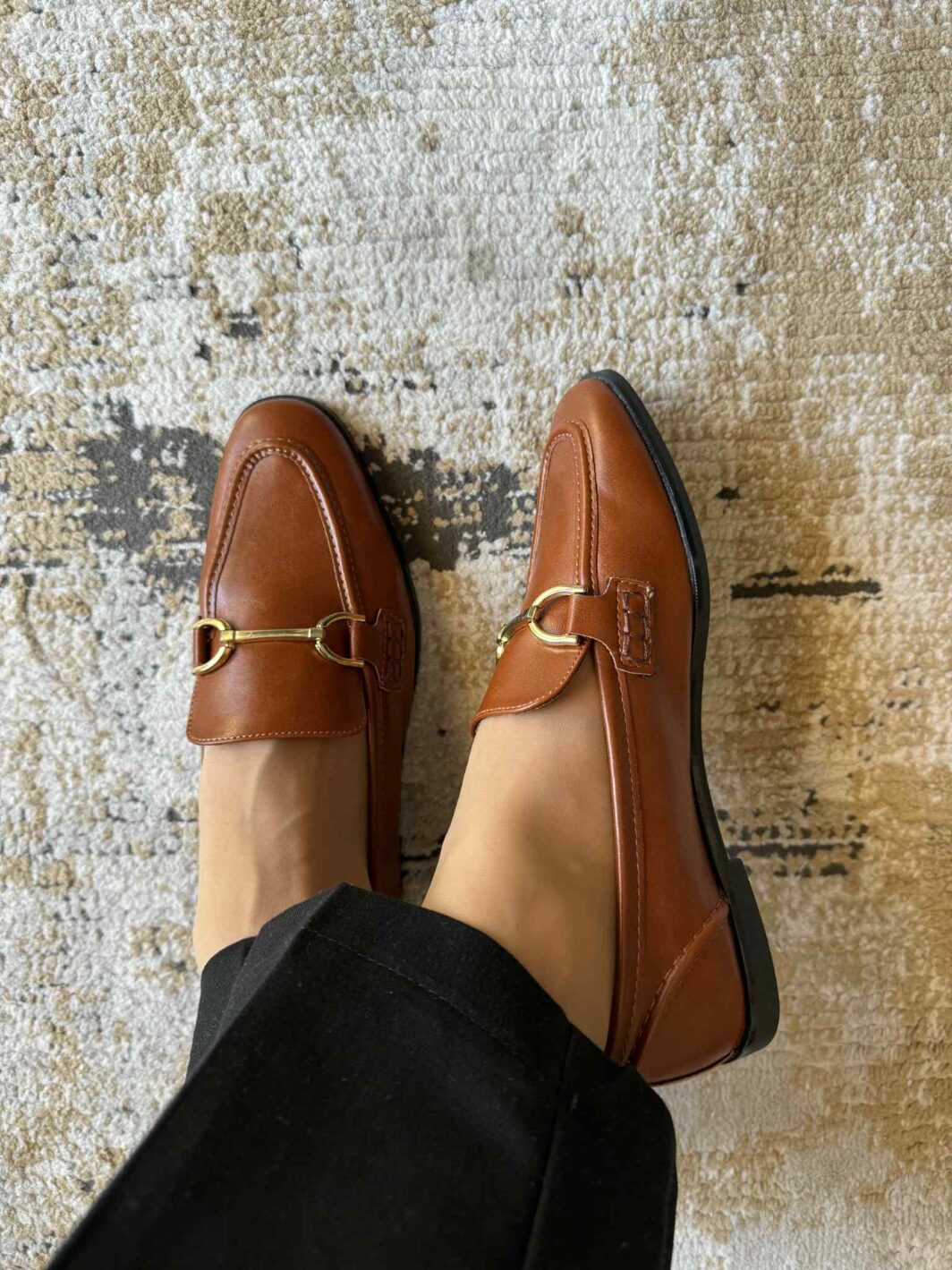 Mocassins Rasos Corina - Camel
