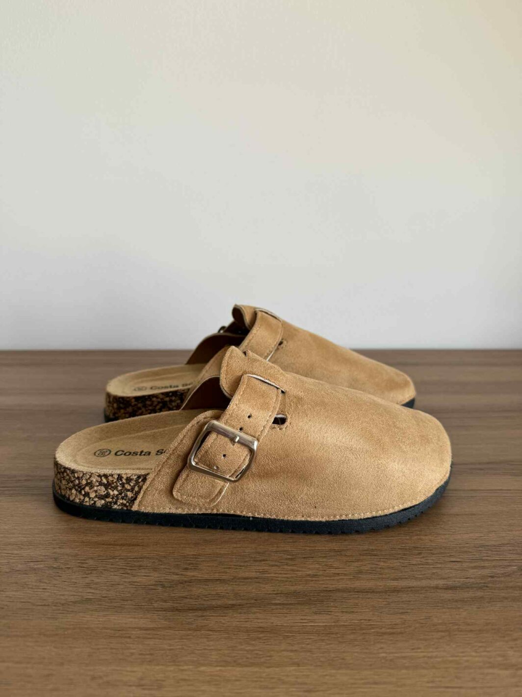 Clogs com fivela - Khaki