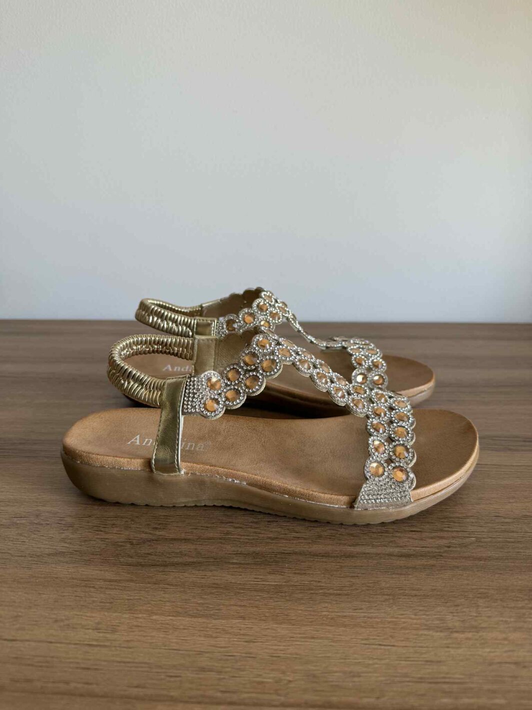 Sandália Diamante - Dourado