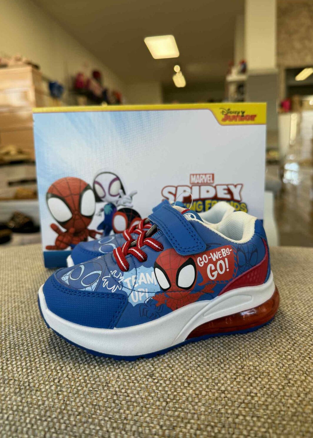 SAPATILHA SOLA PVC SPIDEY COM LUZES